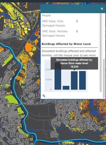 Risk-based flood assessment mapping